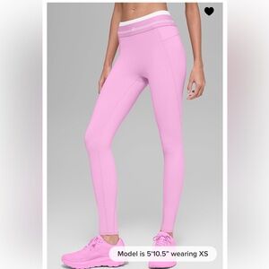 Alo yoga airbrush high waist 7/8 better together candy heart pink size s BNWT
